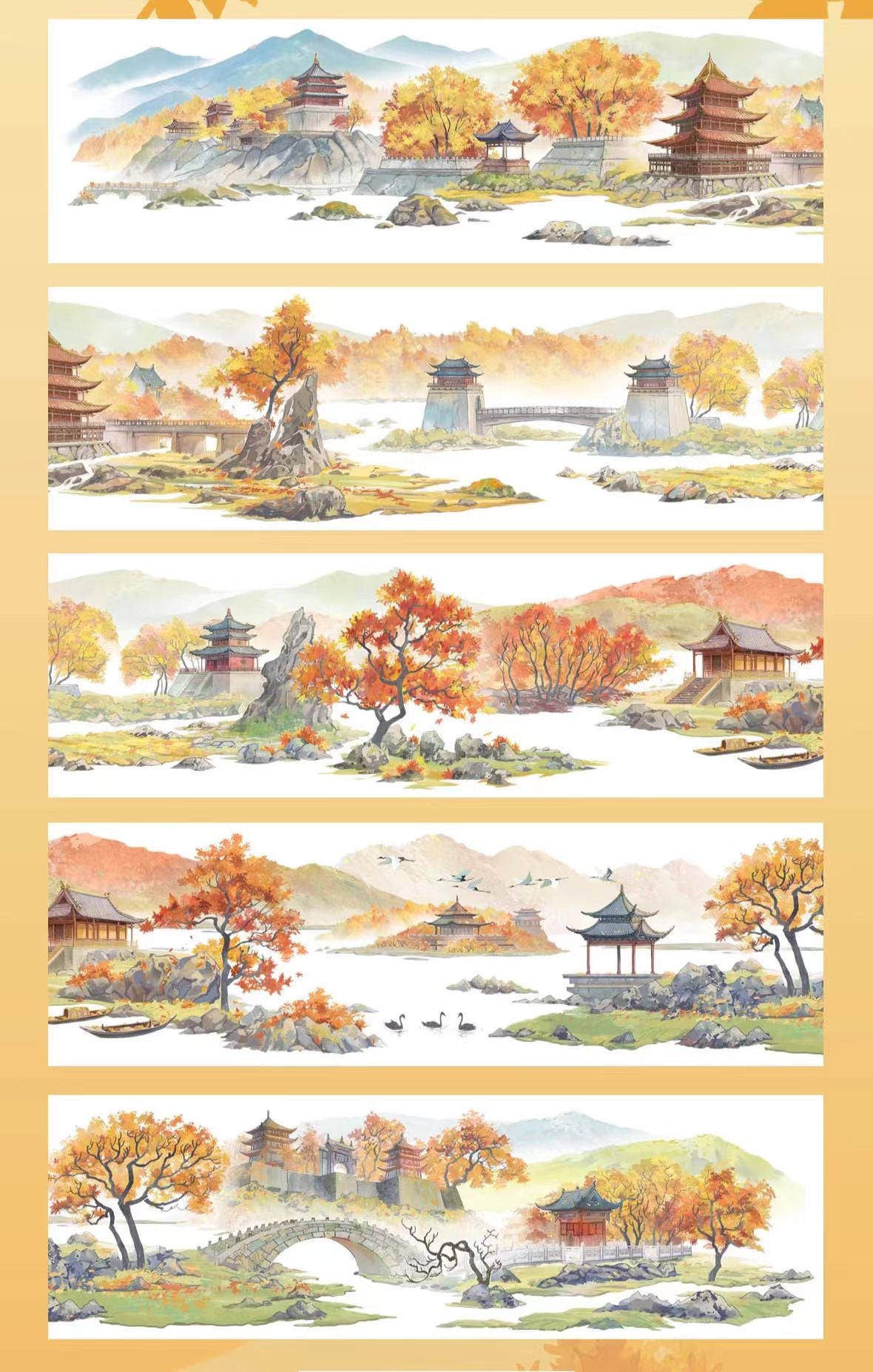 Journal landscape PET tape (5m/roll)