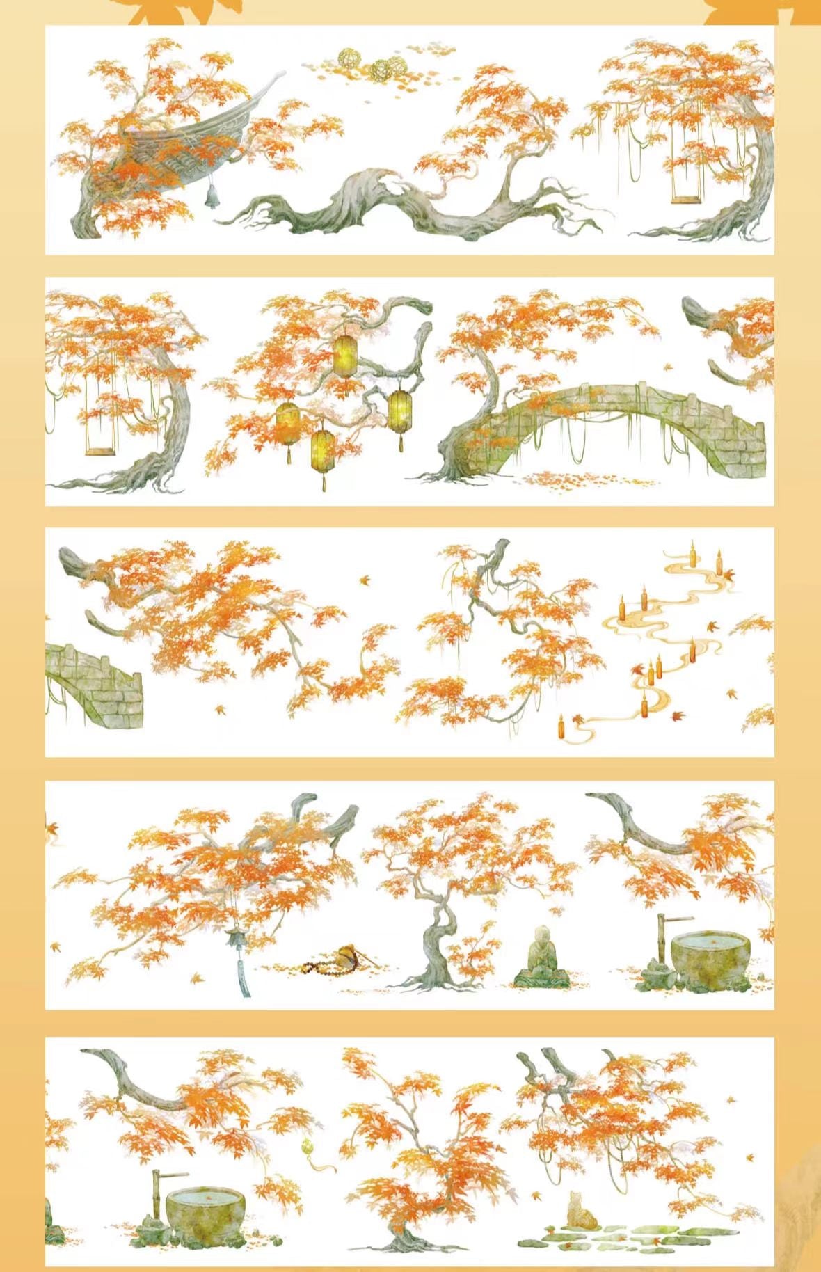 Journal landscape PET tape (5m/roll)