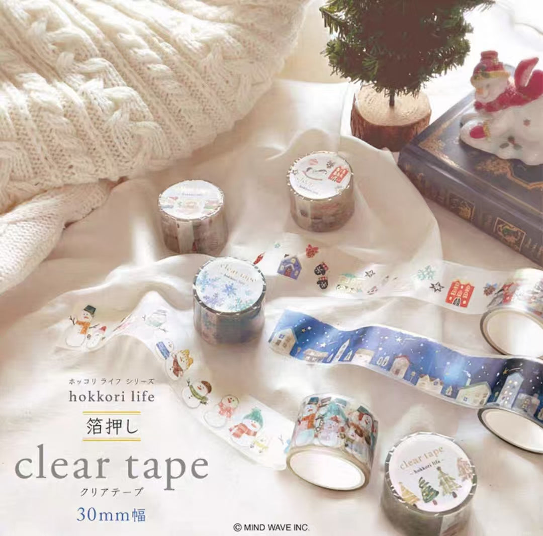 Journal Matte PET tape (3cm*3m/roll) Christmas