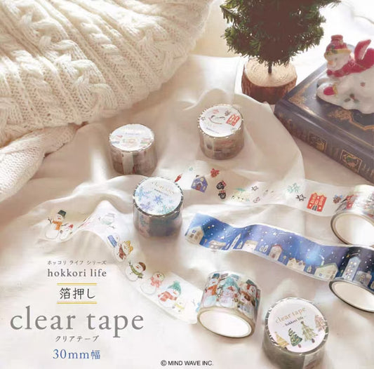 Journal Matte PET tape (3cm*3m/roll) Christmas