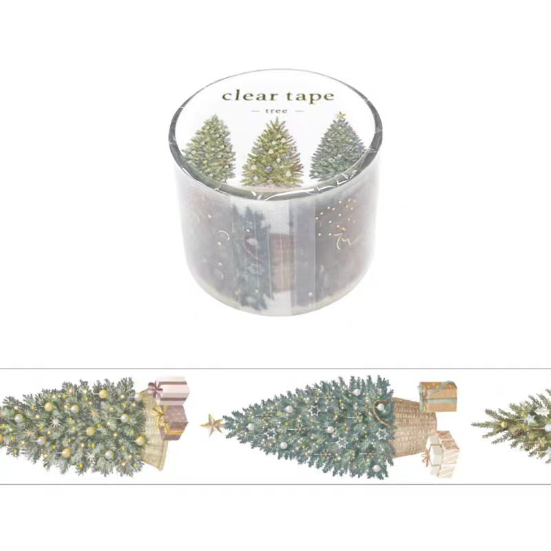 Journal Matte PET tape (3cm*3m/roll) Christmas