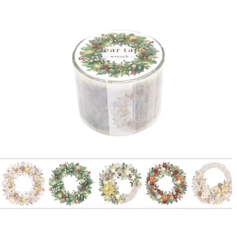 Journal Matte PET tape (3cm*3m/roll) Christmas