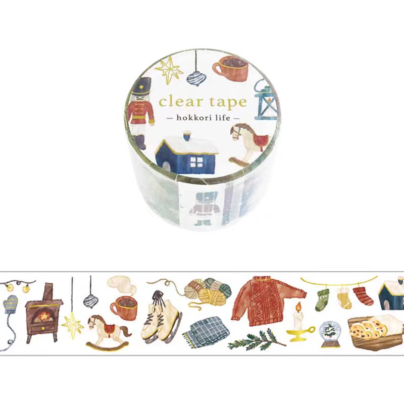 Journal Matte PET tape (3cm*3m/roll) Christmas
