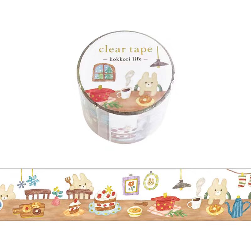 Journal Matte PET tape (3cm*3m/roll) Christmas