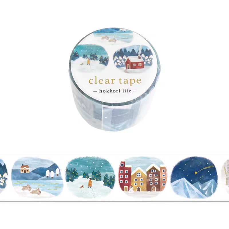 Journal Matte PET tape (3cm*3m/roll) Christmas