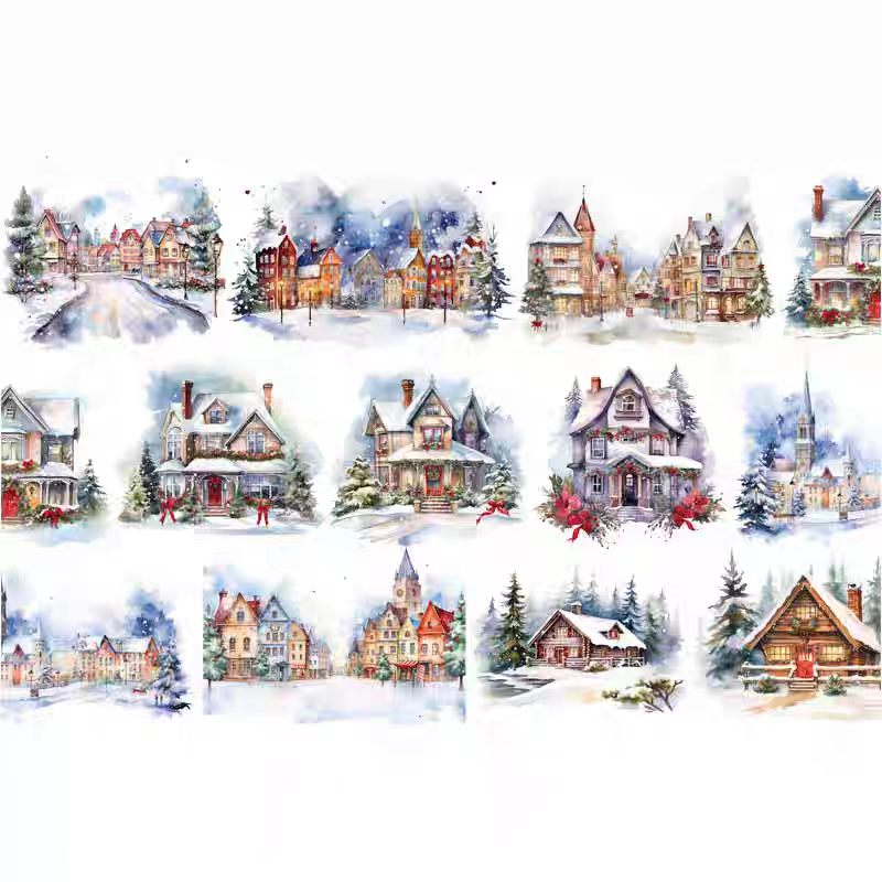 Journal PET tape (Length：66cm-100cm) Christmas