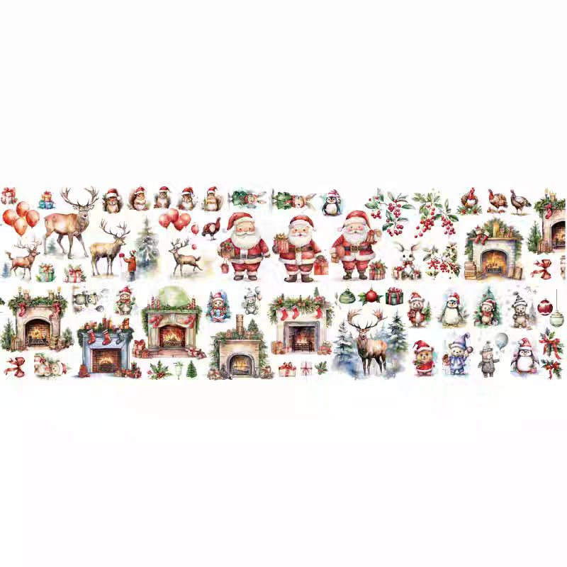 Journal PET tape (Length：66cm-100cm) Christmas