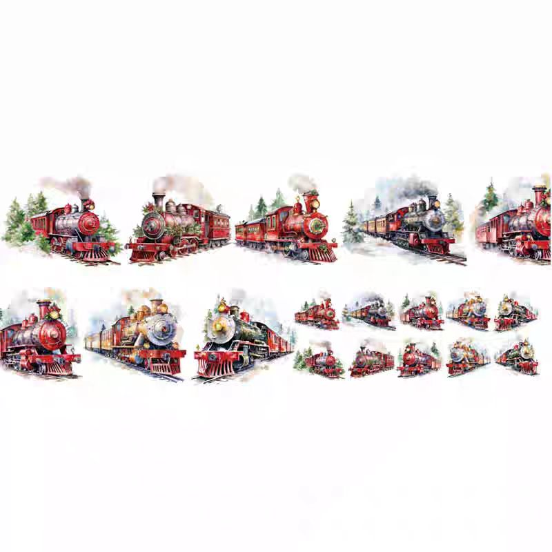Journal PET tape (Length：66cm-100cm) Christmas