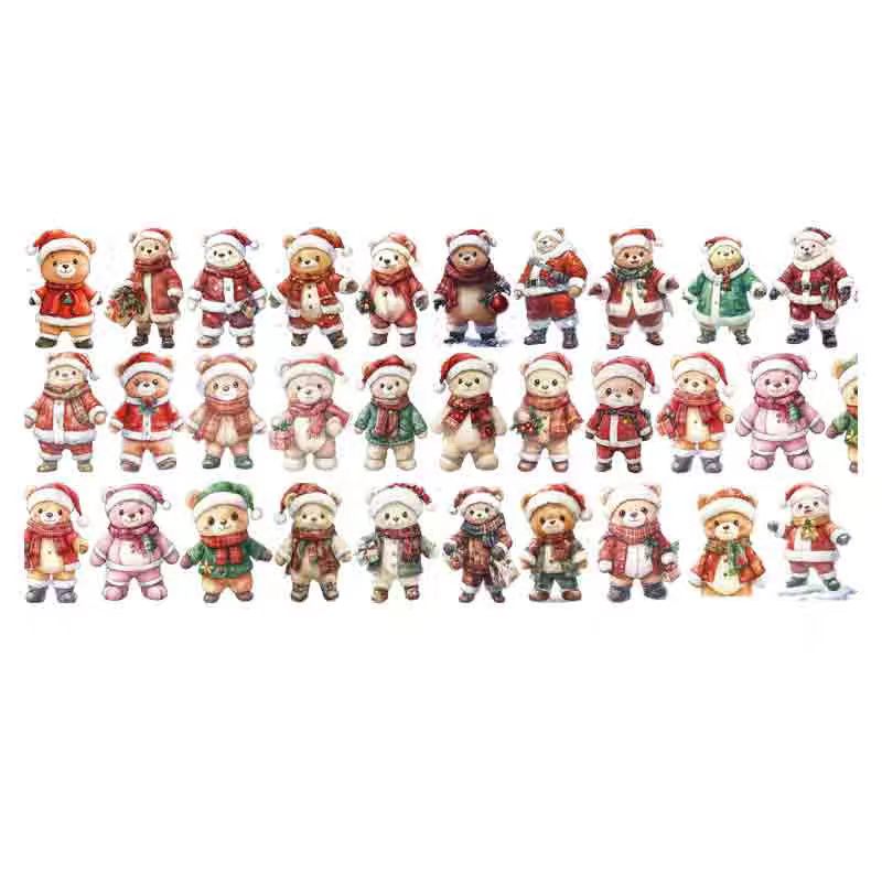 Journal PET tape (Length：66cm-100cm) Christmas