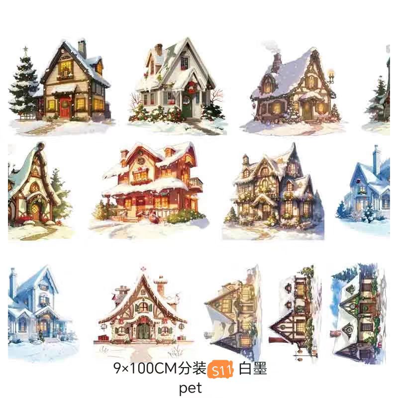 Journal PET tape (Length：66cm-100cm) Christmas