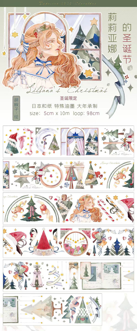 Journal tape (10m/roll) Christmas
