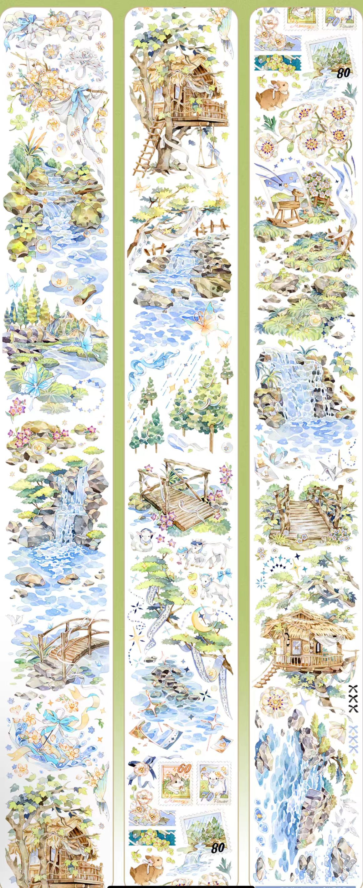 Journal landscape PET tape (10m/roll)