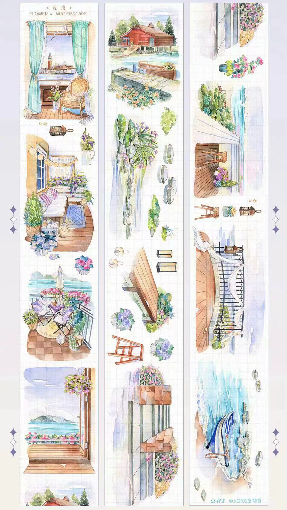 Journal landscape PET tape (10m/roll)