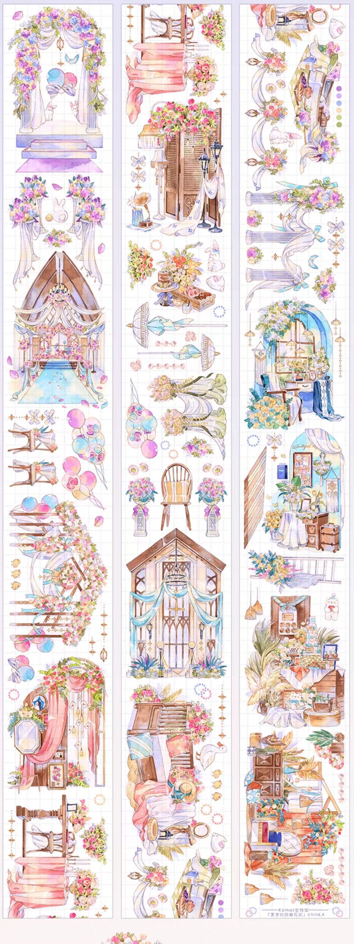 Journal landscape PET tape (10m/roll)