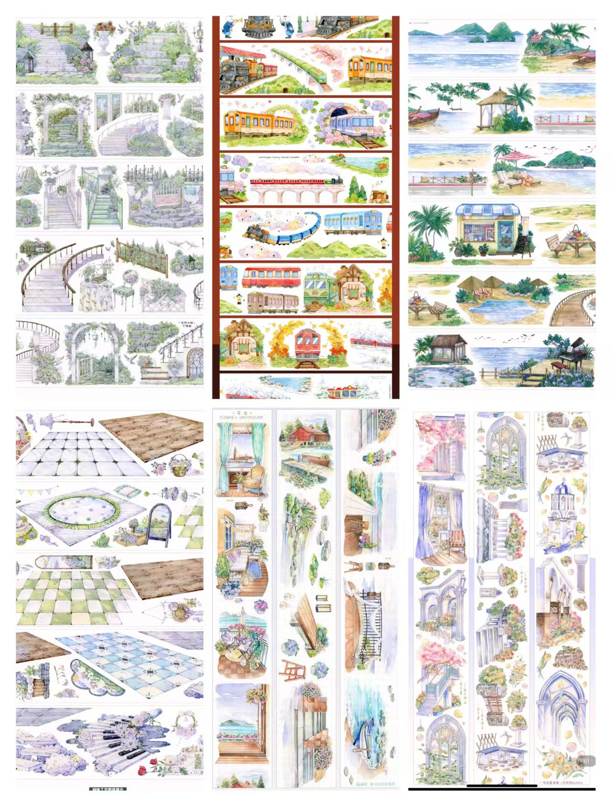 Journal landscape PET tape (10m/roll)