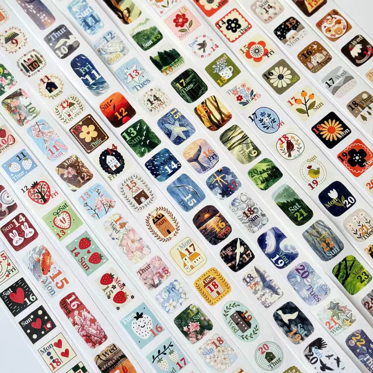 2027 Calendar Washi Tape （3cm*3m/roll）