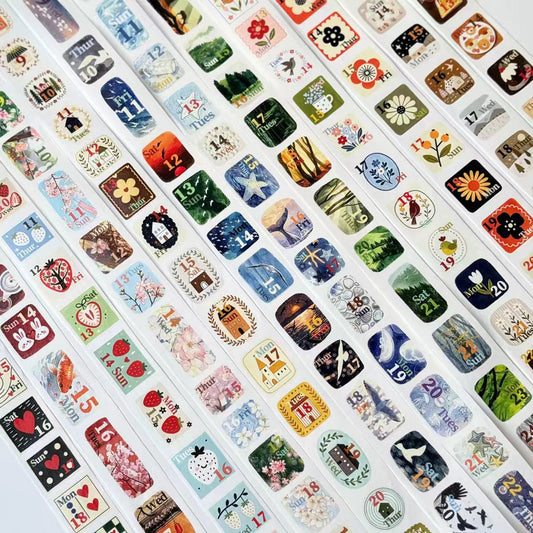 2027 Calendar Washi Tape （3cm*3m/roll）