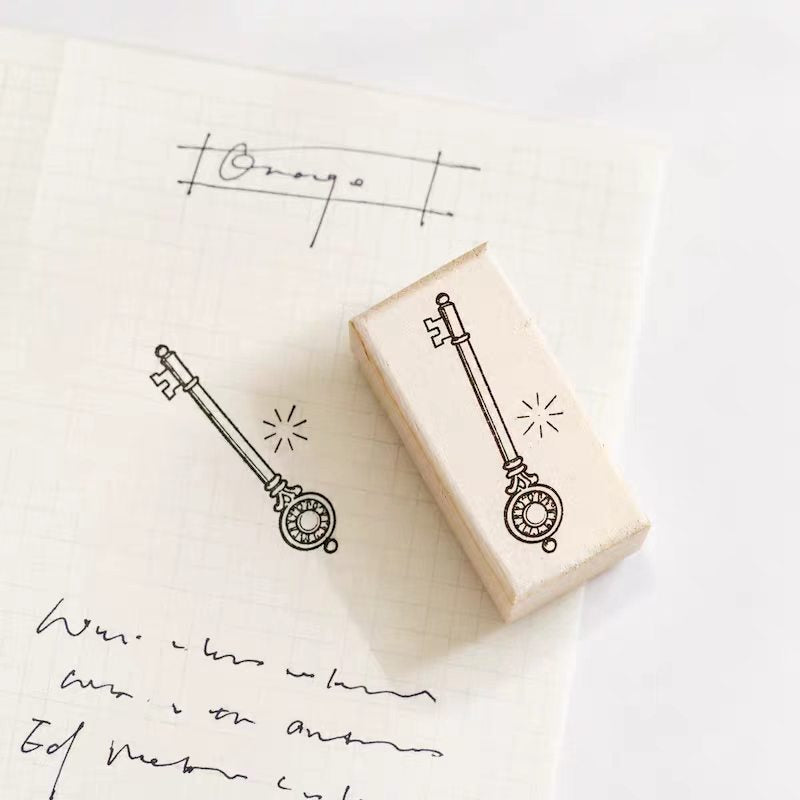 Wooden stamp (Vintage-style constellations)