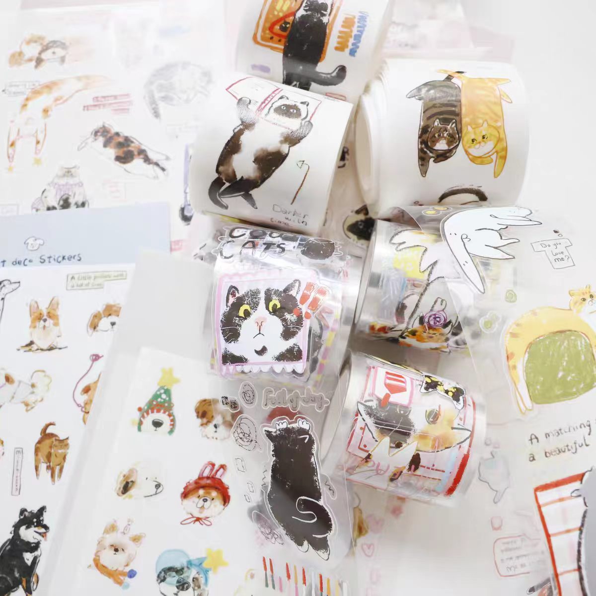 Journal pre-cut tape (4cm*5m/roll) Cat