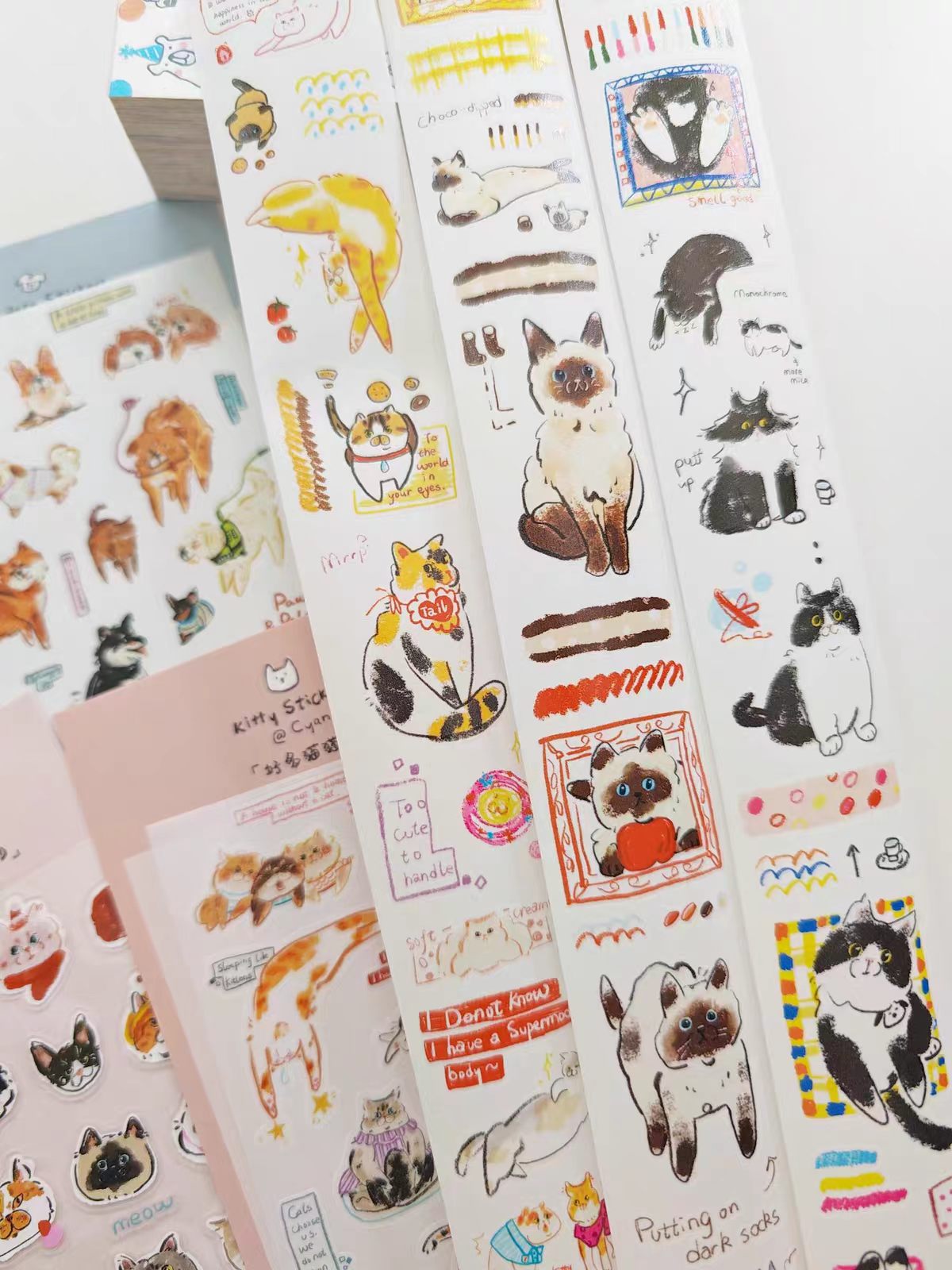 Journal pre-cut tape (4cm*5m/roll) Cat