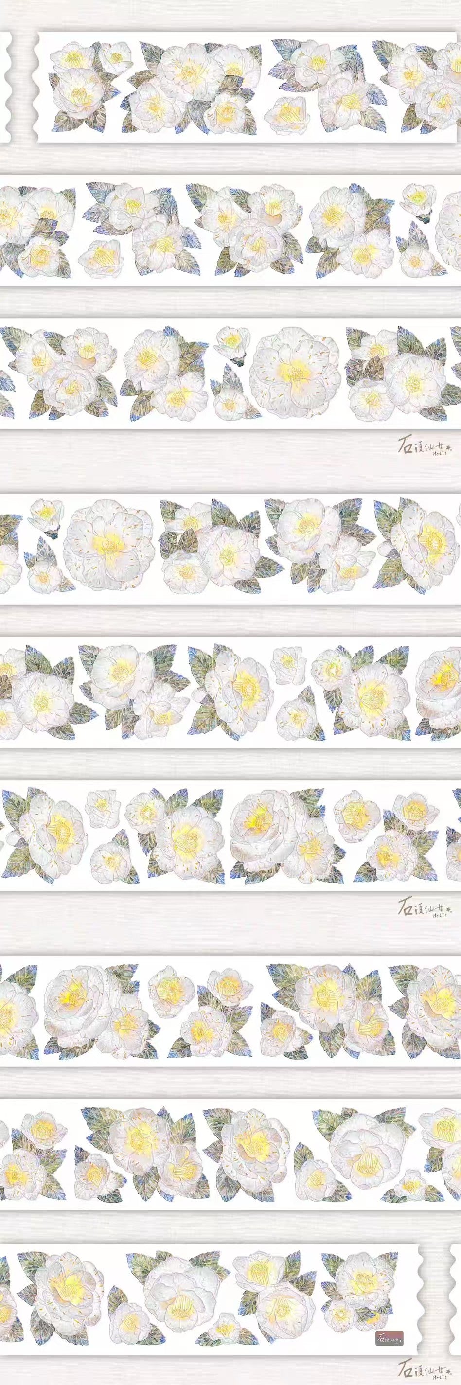 Journal flower PET tape (10m/roll)