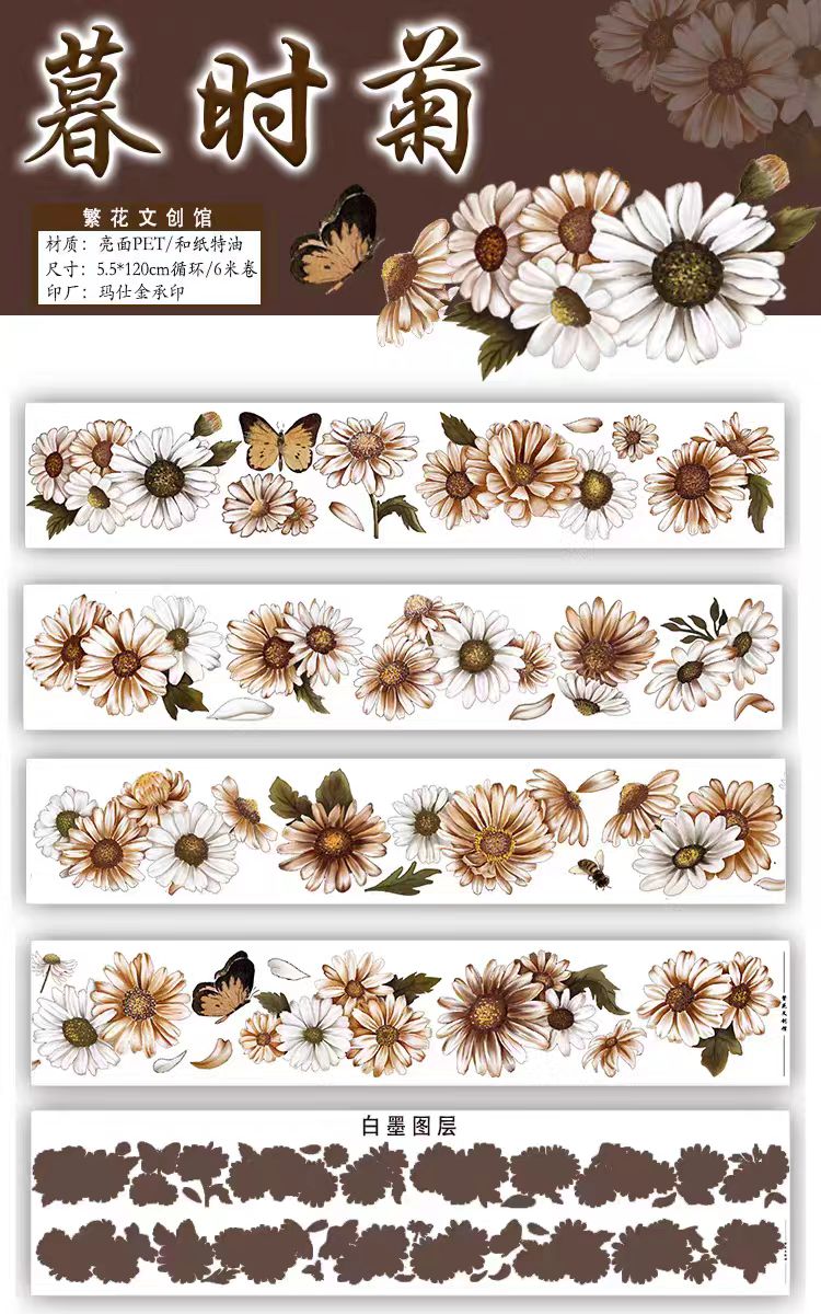 Limited-Time Promotion--Journal PET tape (5m/roll) Fanhua