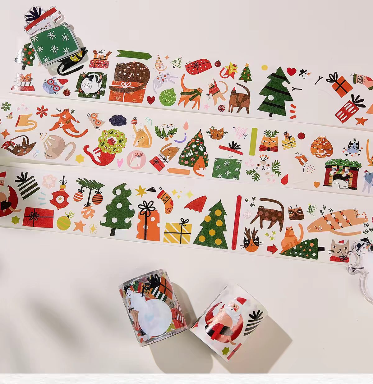 Journal Christmas tape (5m/roll) pre-cut