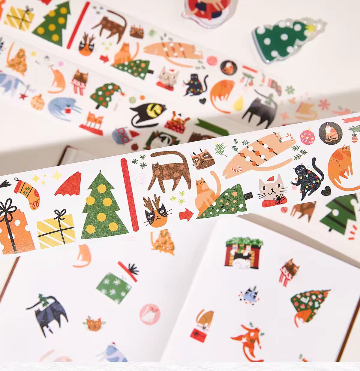 Journal Christmas tape (5m/roll) pre-cut