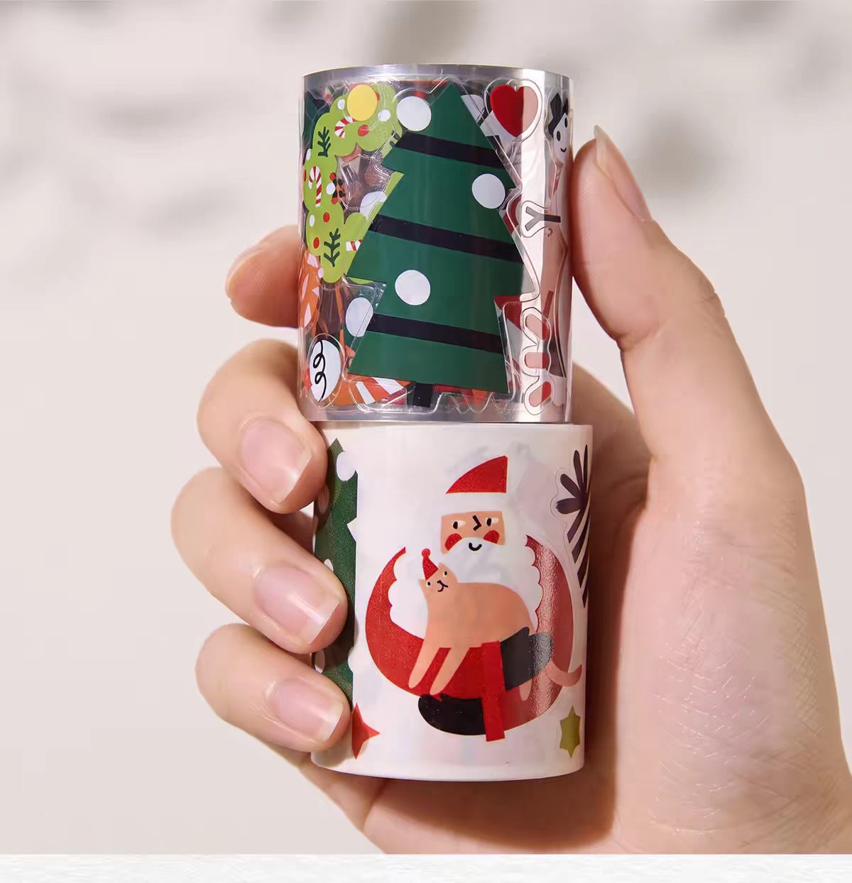 Journal Christmas tape (5m/roll) pre-cut