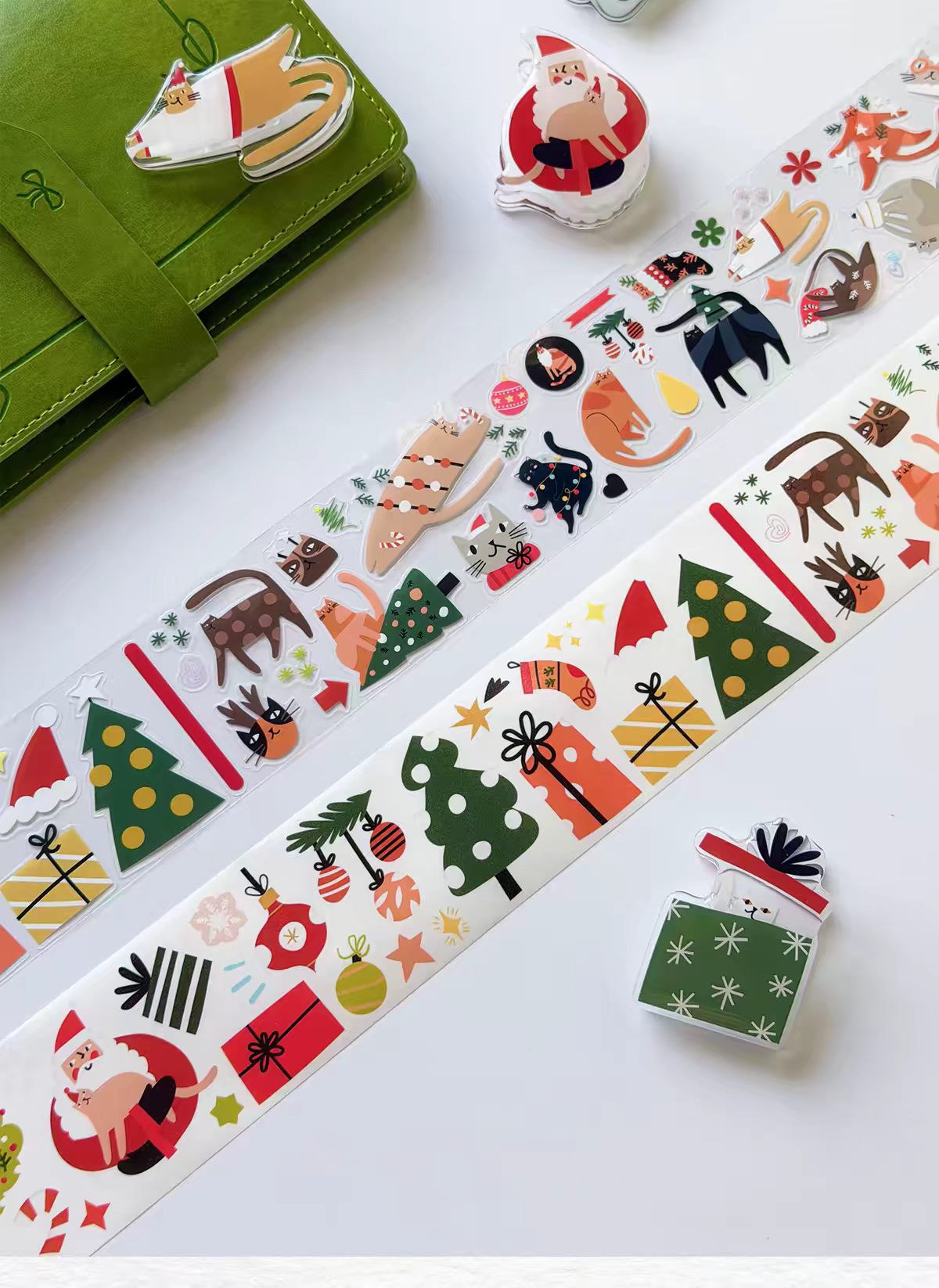 Journal Christmas tape (5m/roll) pre-cut