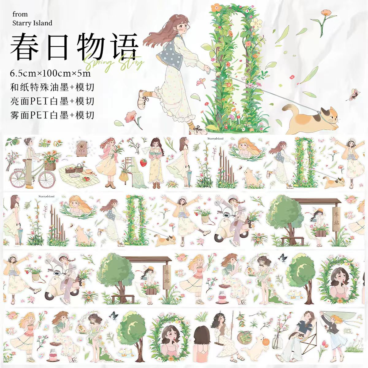 Journal PET tape (5m/roll)