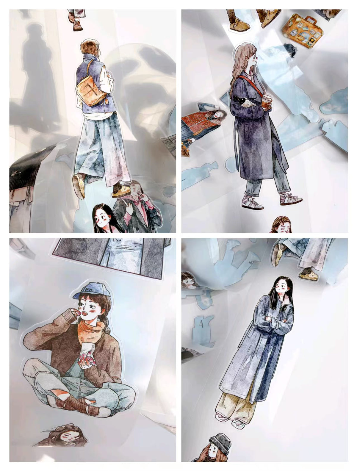 Journal character pre-cut tape (6/10m/roll)