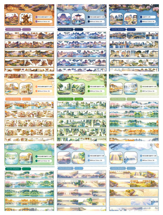 Journal landscape PET tape (5/6m/roll)