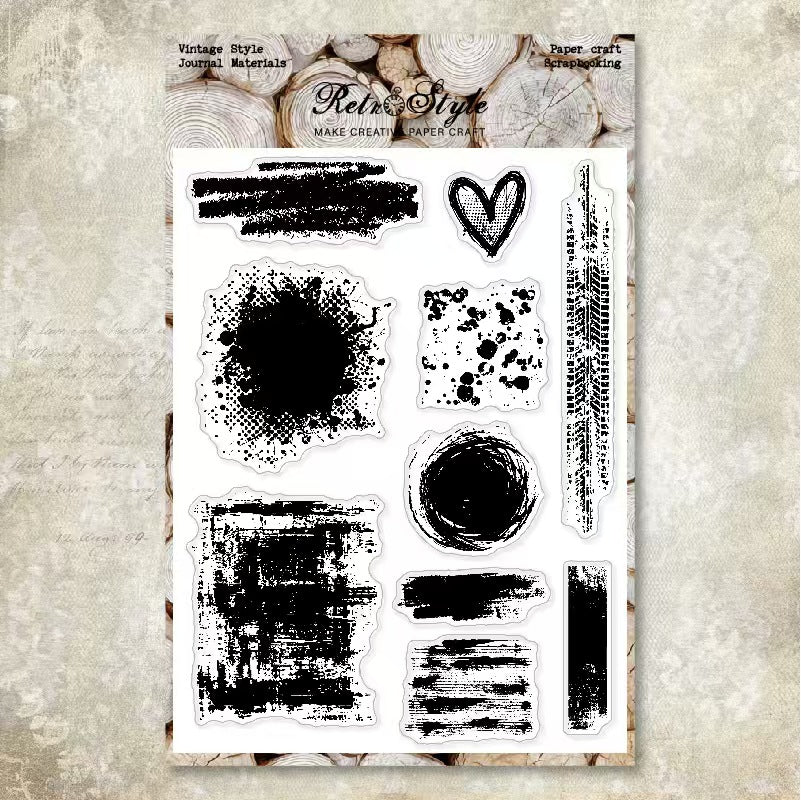 Clear silicone stamps