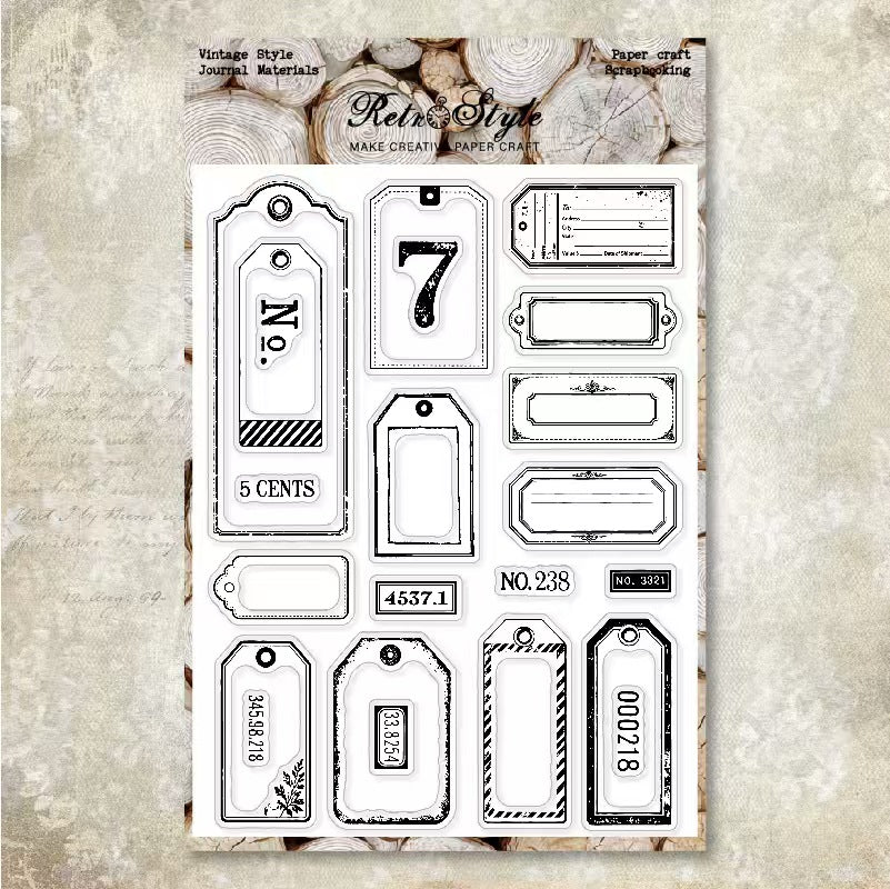 Clear silicone stamps