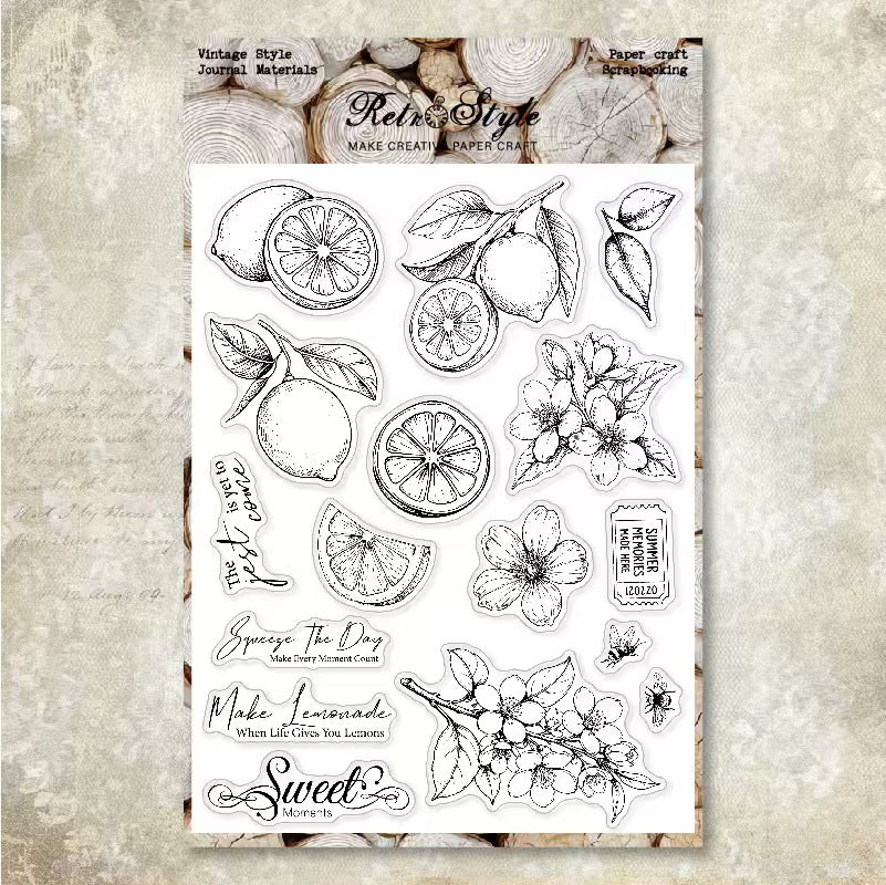 Clear silicone stamps