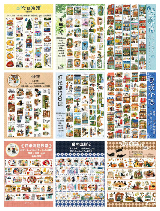 Journal cute pre-cut tape (5m/roll)