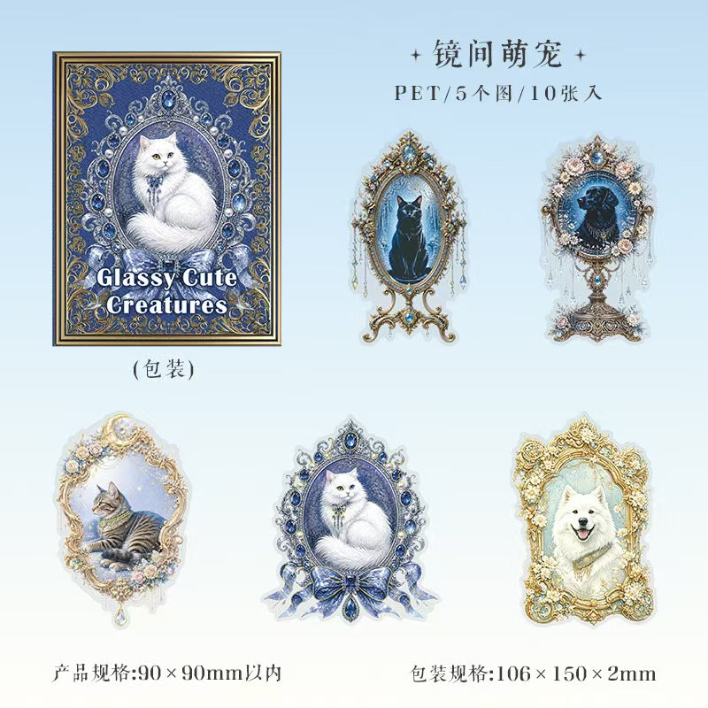 Journal PET sticker packs (Adorable Pets) 10pcs/pack