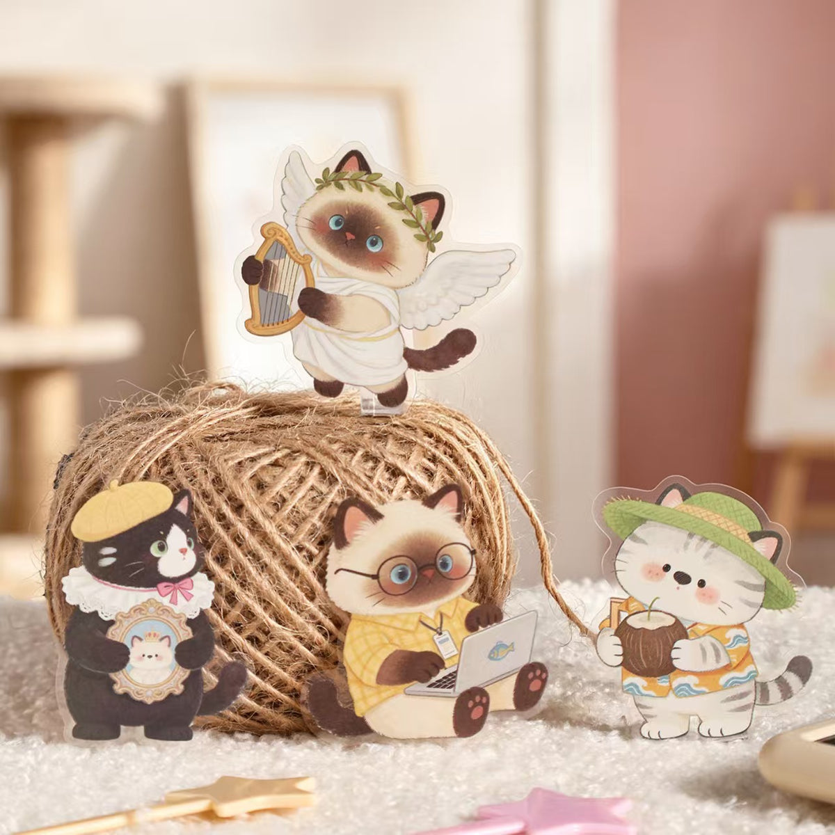 Journal PET sticker packs (Cute Animals) 30pcs/pack