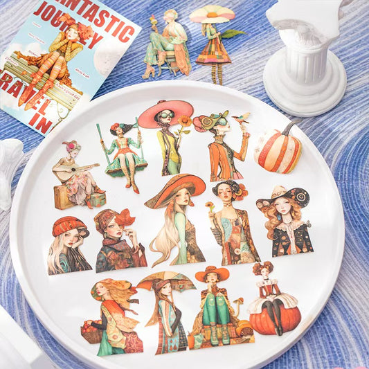 Journal sticker packs (Fantasy Characters) 25pcs/pack