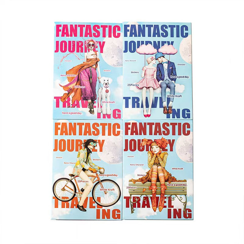 Journal sticker packs (Fantasy Characters) 25pcs/pack