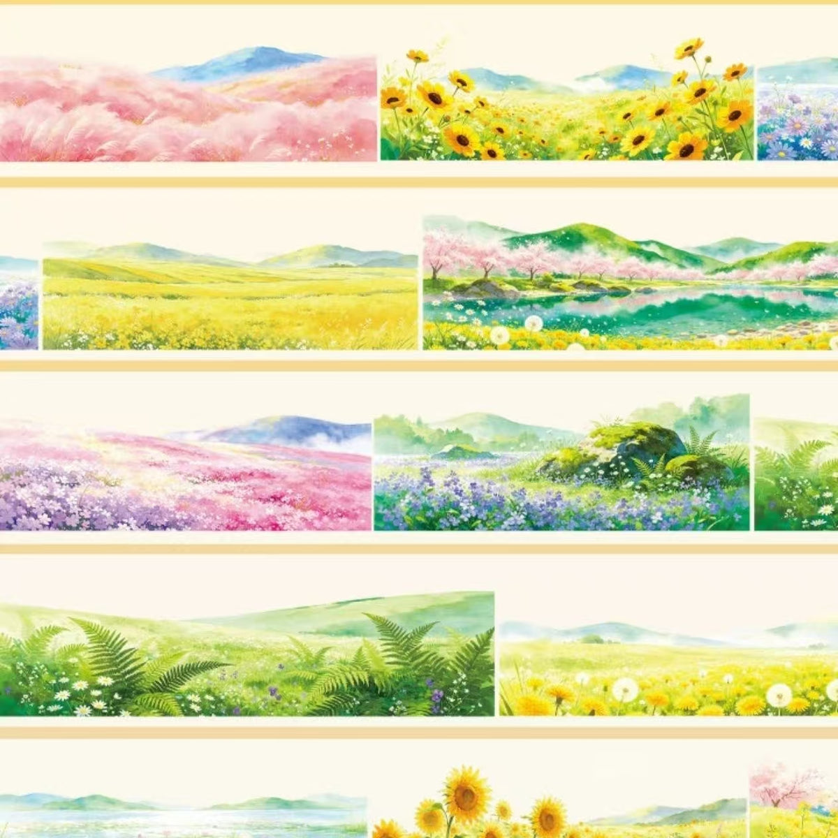 Journal landscape PET tape (5m/roll)