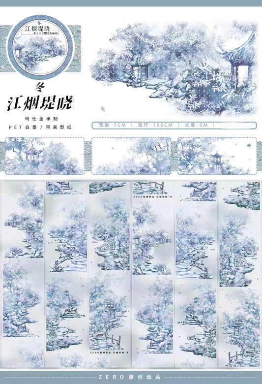 Journal landscape PET tape (5m/roll) Winter