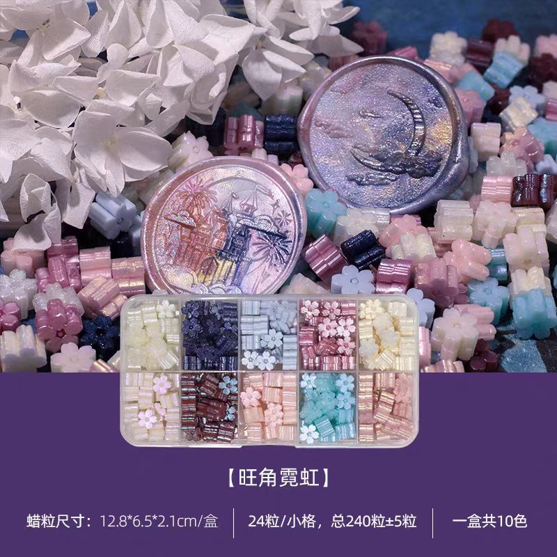 Mixed Color Sealing Wax Cherry Blossoms