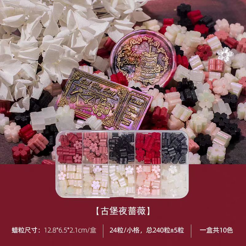 Mixed Color Sealing Wax Cherry Blossoms