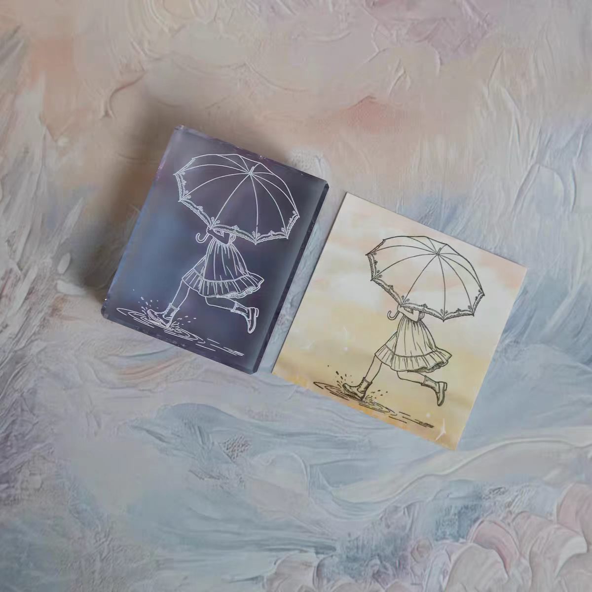 Acrylic stamp