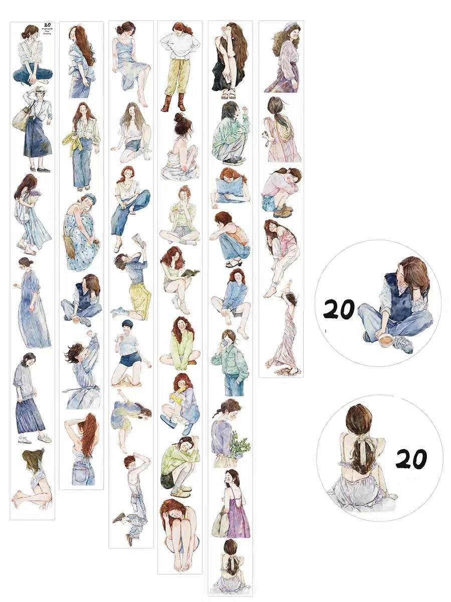 Character Journal Tape （10 meters/roll） Dingding