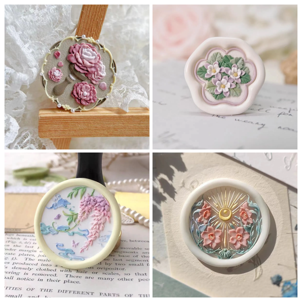 ختم الشمع (4 قطع)