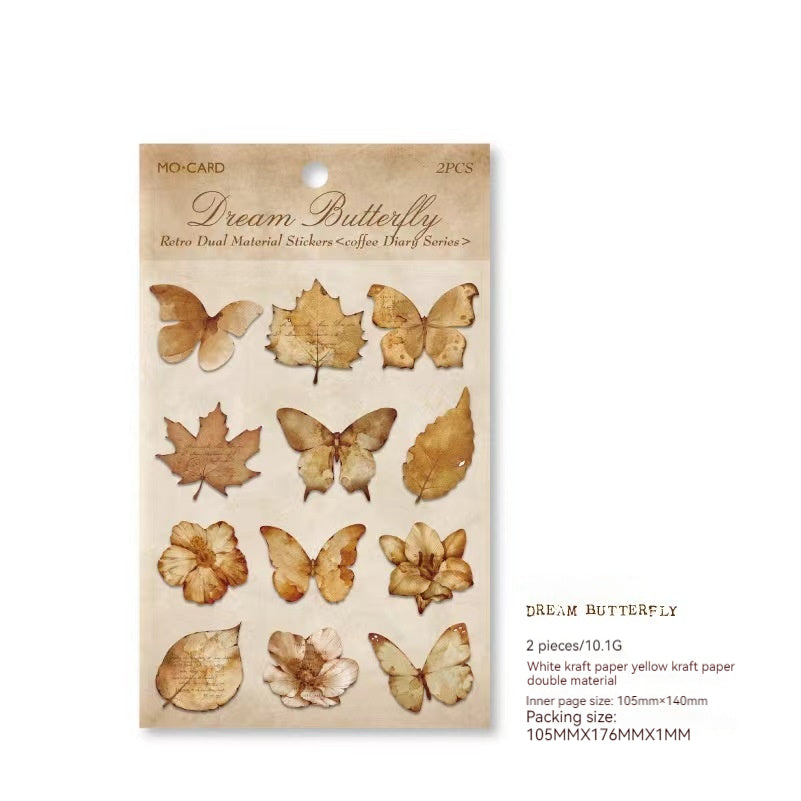 Journal Retro sticky note stickers