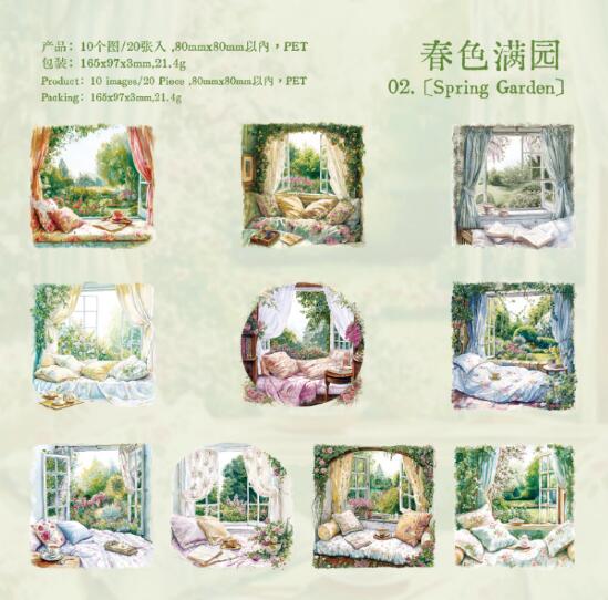 Journal sticker packs (Window side story)